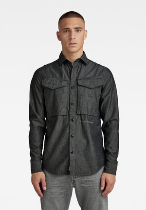 CARGO REG SHIRT - Camicia - jet black