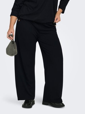 CARRINA NORMAL GESCHNITTEN  - Pantaloni - black
