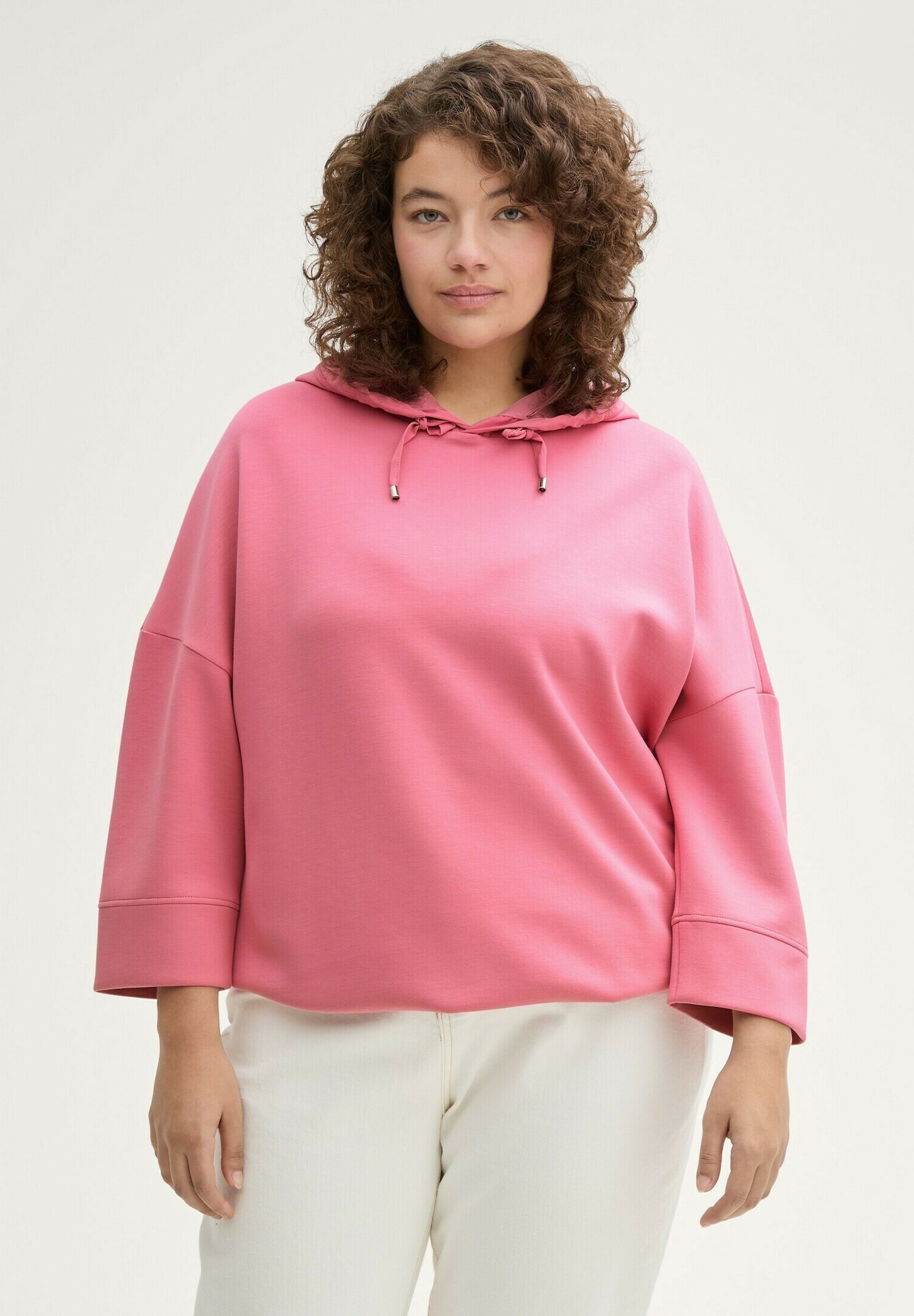 TOM TAILOR PLUS SIZE Hoodie bright rose/light pink Zalando