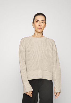 LONGSLEEVE ROUND NECK - Jumper - sandy melange