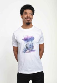 Henry Tiger DISNEY WINNIE THE POOH WATERCOLOR EEYORE UNISEX - Camiseta estampada - white