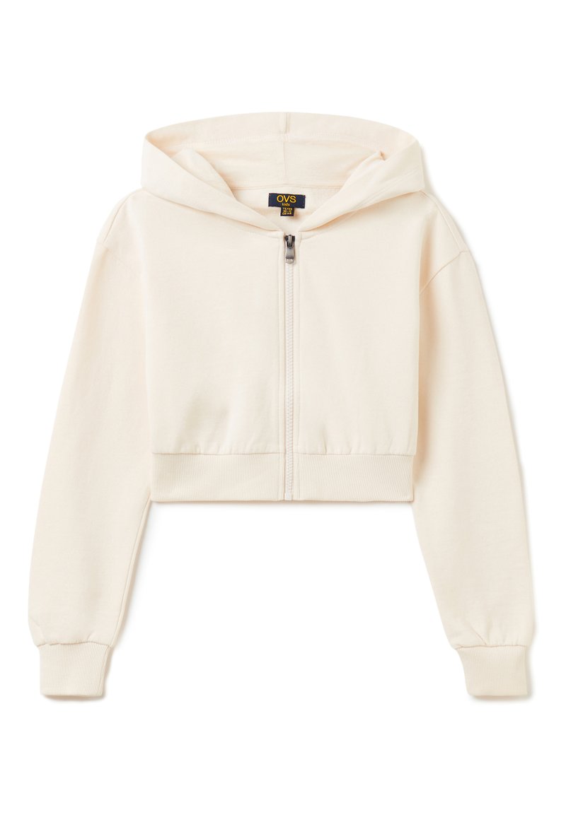 OVS Sweat zippé blanc