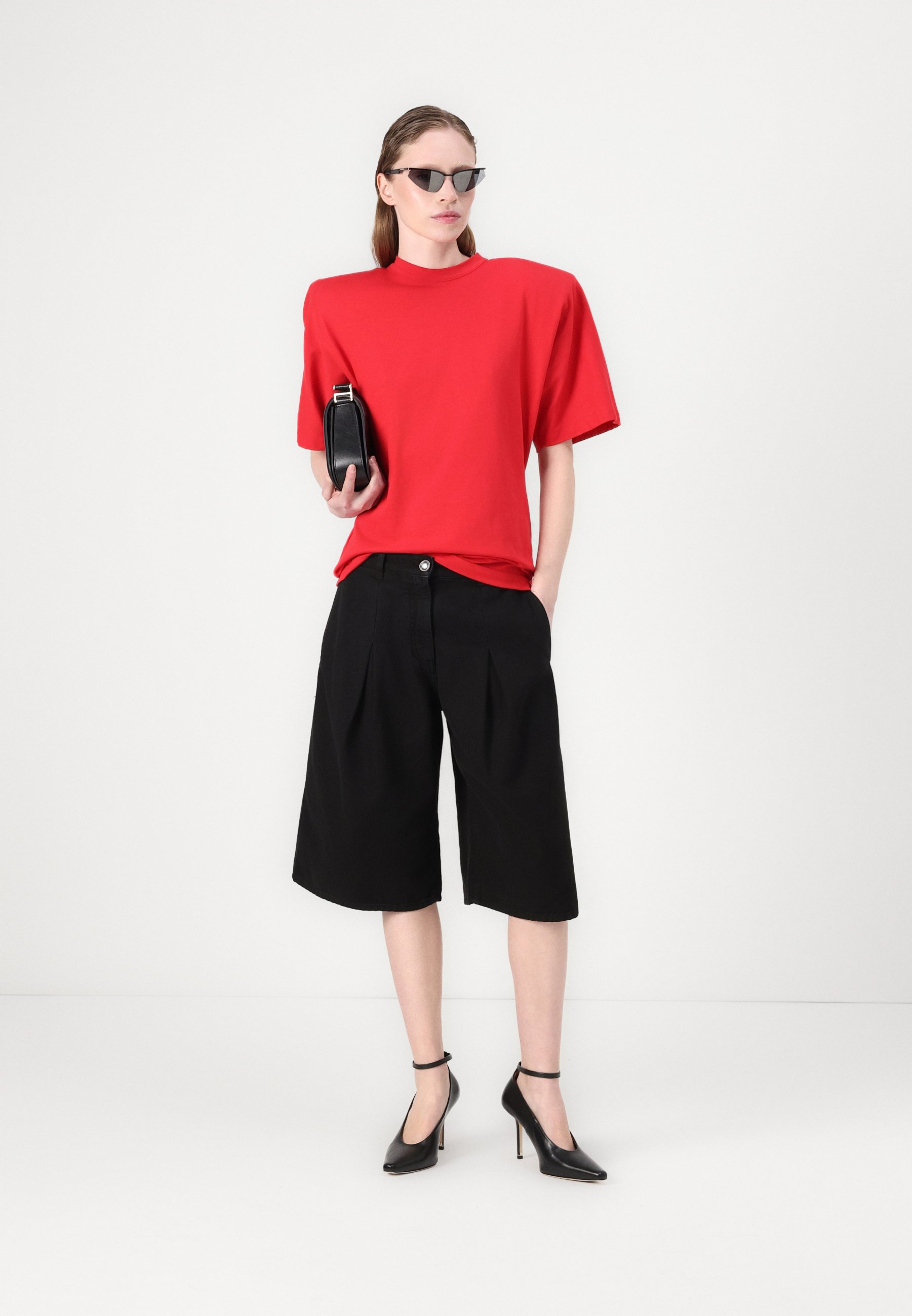 Tシャツ・カットソー PINKO 'Dylan' T-shirt Red Pinko DYLAN - Basic T-shirt - rosso salsa/red - Zalando.co.uk