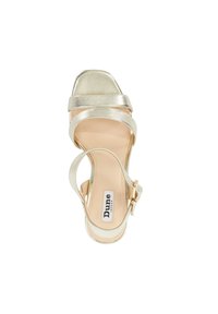 Dune London Sandalen met plateauzool - gold