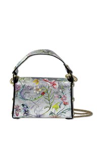 DrachenLeder Handtas - silber farbig