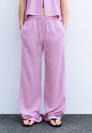 PULL&BEAR, Pyžamové nohavice - pink