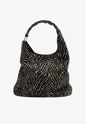Marks & Spencer, ZEBRA PRINT SHOULDER - Handtasche - black mix