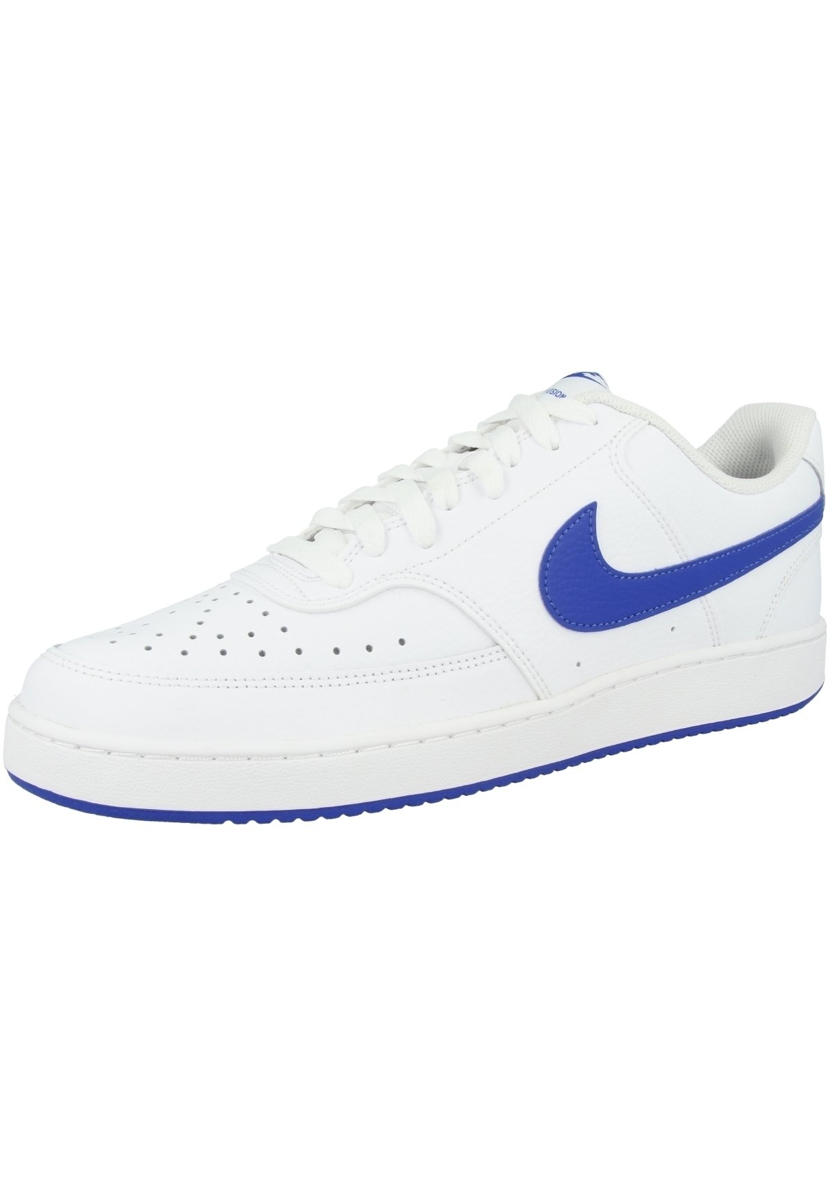 Nike Sportswear COURT VISION LOW - Sneaker low - white-game royal/weiß -  Zalando.ch