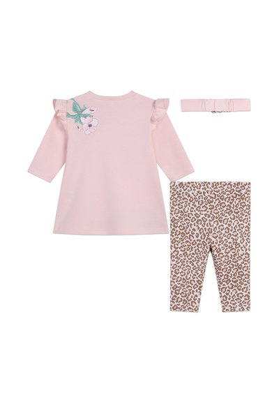 KENZO kids SET - Legging (type pantalon) - veiled rose
