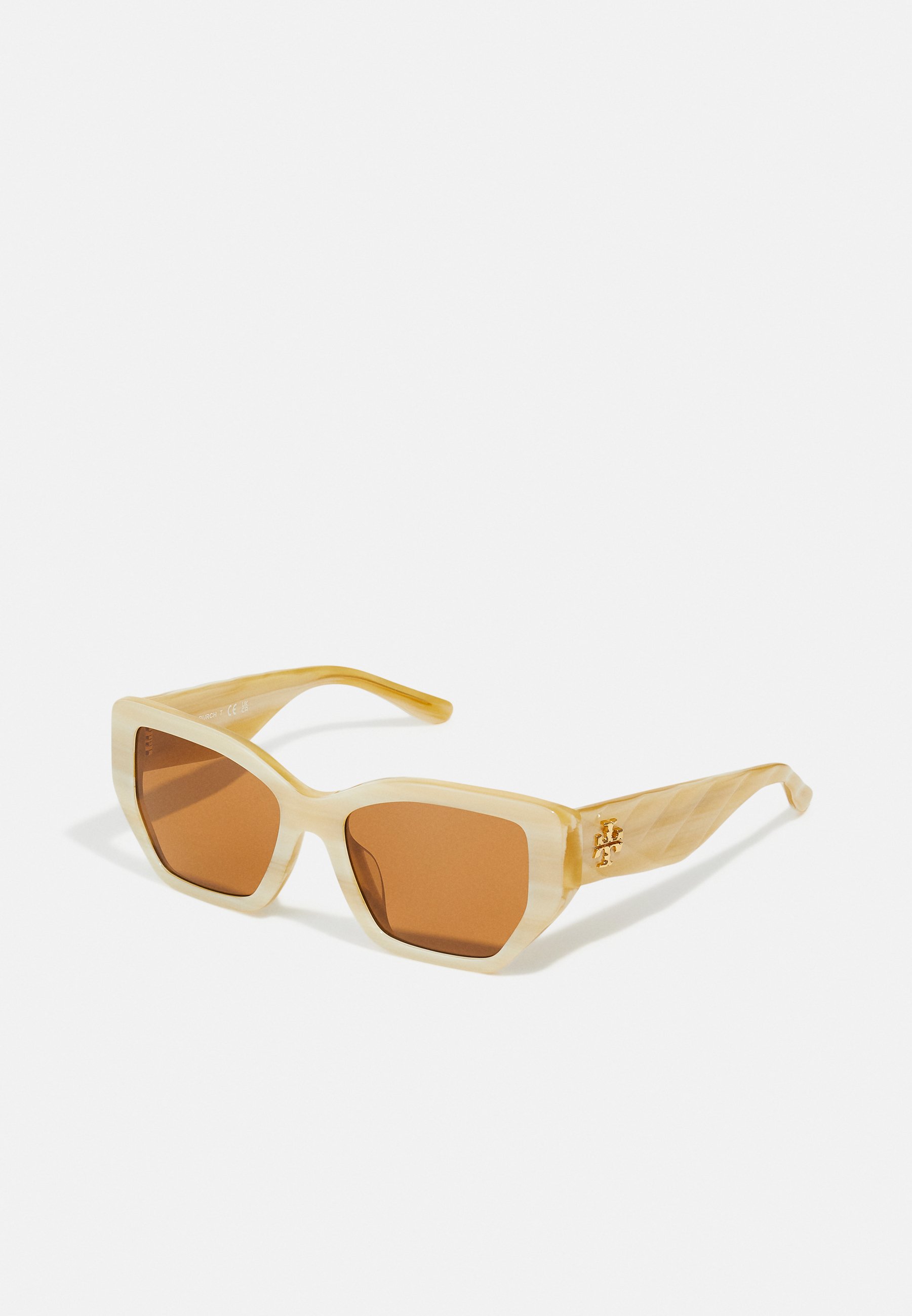 Tory Burch Sunglasses - ivory horn/off-white - Zalando