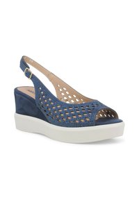 Melluso Sandali con plateau - blu