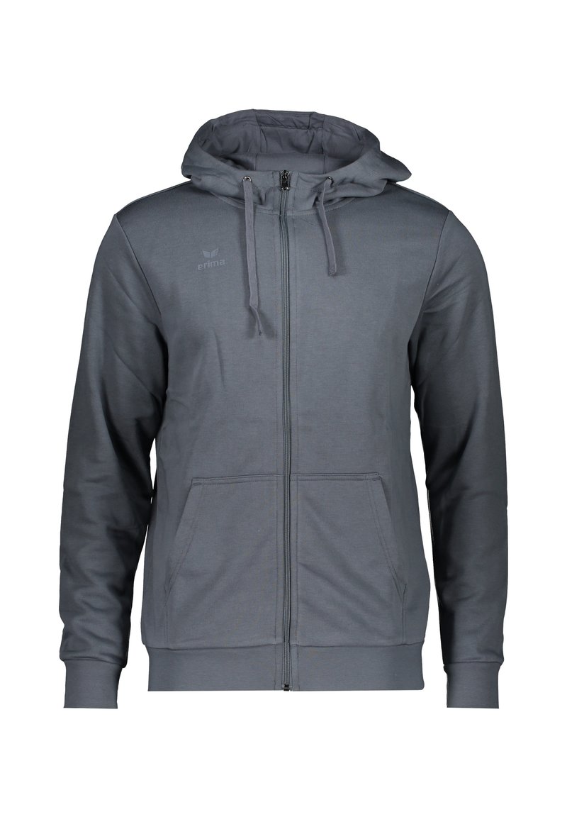 Herren Shirts | Erima Sweatjacke grau/dunkelgrau - GM42624 Herren Shirts | Erima Sweatjacke grau/dunkelgrau - GM42624
