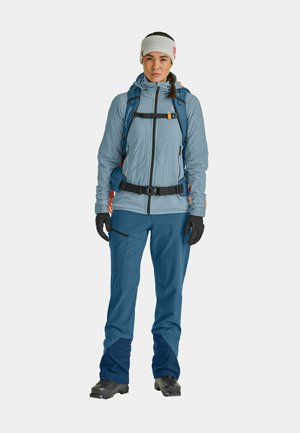 SWISSWOOL COL BECCHEI HYBRID - Soft shell jacket - glacier grey