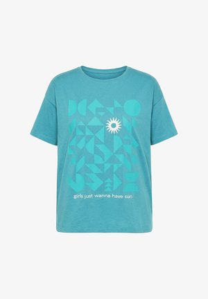Studio Untold, T-SHIRT, OVERSIZED, GRAFIK PRINT - T-Shirt print - thistle green