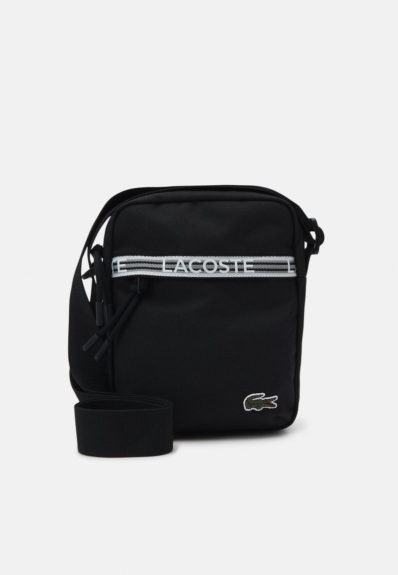 Lacoste NEOCROC SEASONAL UNISEX Across body bag noir blanc/black