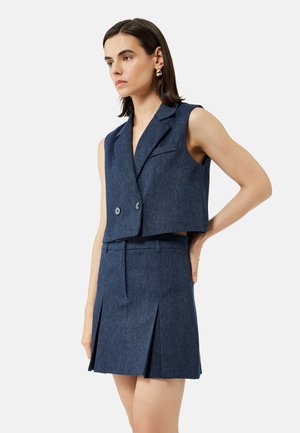 Falda acampanada - dark blue
