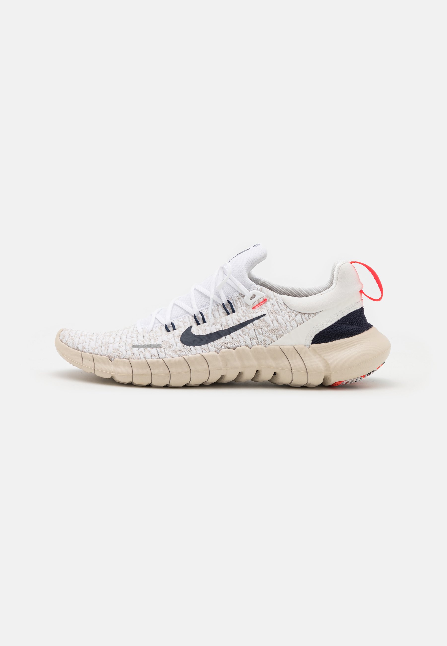 Nike FREE 5.0 2021 Neutrale løbesko - white/obsidian/light orewood brown/bright crimson/hvid -