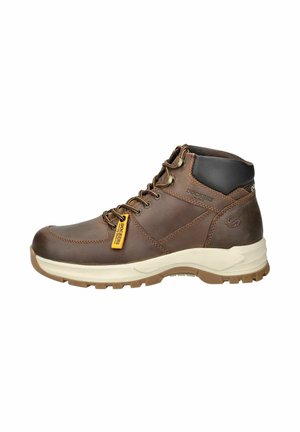 Schnürstiefelette - schoko