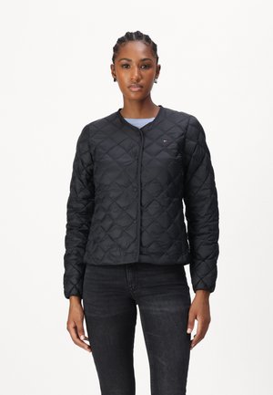 QUILTED COLLARLESS - Tollkabát - black