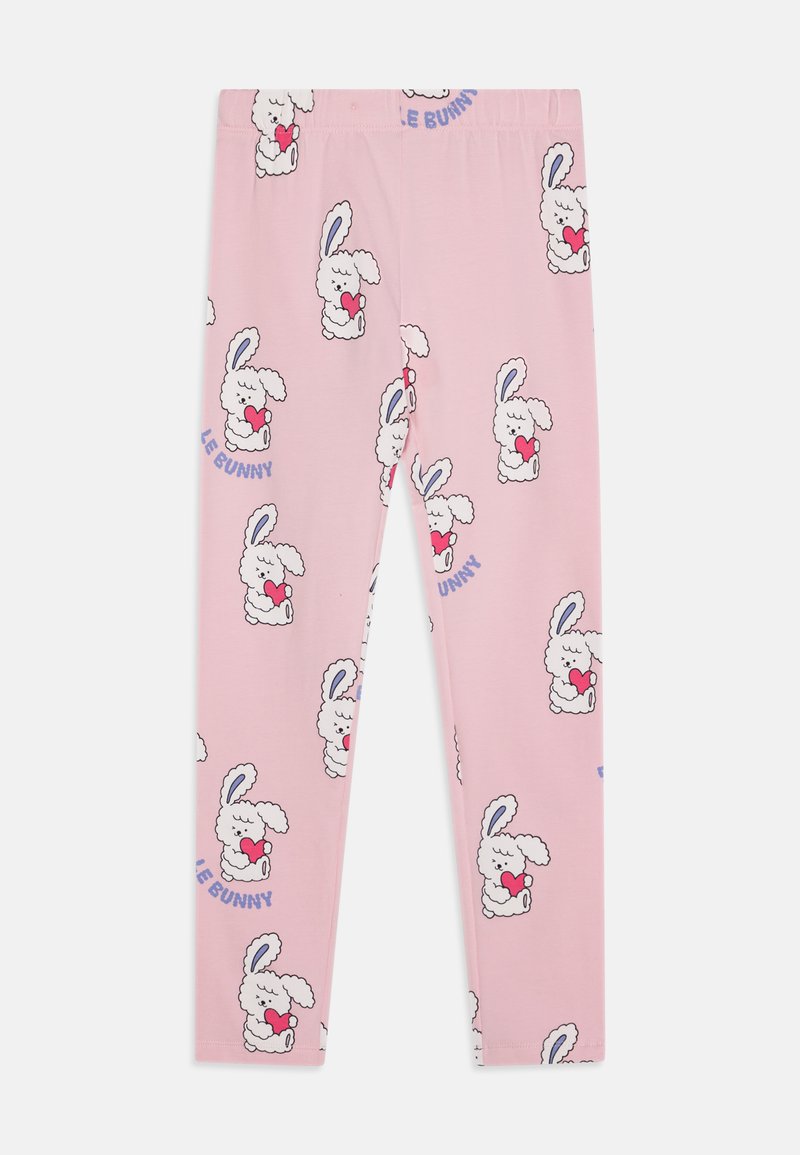 Lindex BUNNIES - Leggings - Trousers - light pink