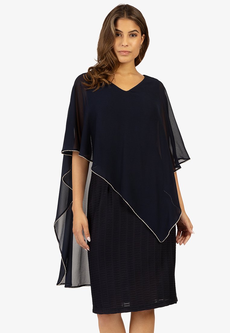 Apart Glamour Cocktailjurk donkerblauw Apart Glamour Cocktailjurk donkerblauw