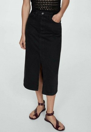 Jeansrock - black denim