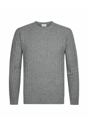 PROFUOMO, PROFUOMO PULLOVER CREW-NECK - Trui - grey