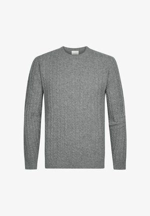 PROFUOMO, PROFUOMO PULLOVER CREW-NECK - Trui - grey