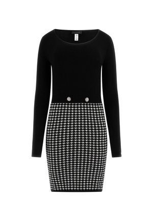 Guess GABRIELLA - Strickkleid - pied de poule