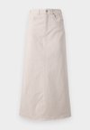 SLFALBA  KRISTA COLUMN SKIRT - Jupe longue - beige/ecru