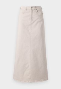 SLFALBA  KRISTA COLUMN SKIRT - Velika suknja - beige/ecru