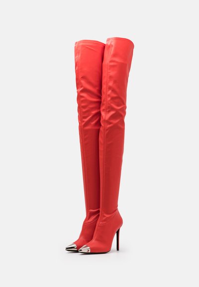 David Koma BOOT WITH METAL NOSE - Klassiska stövlar - red/röd - Zalando.se