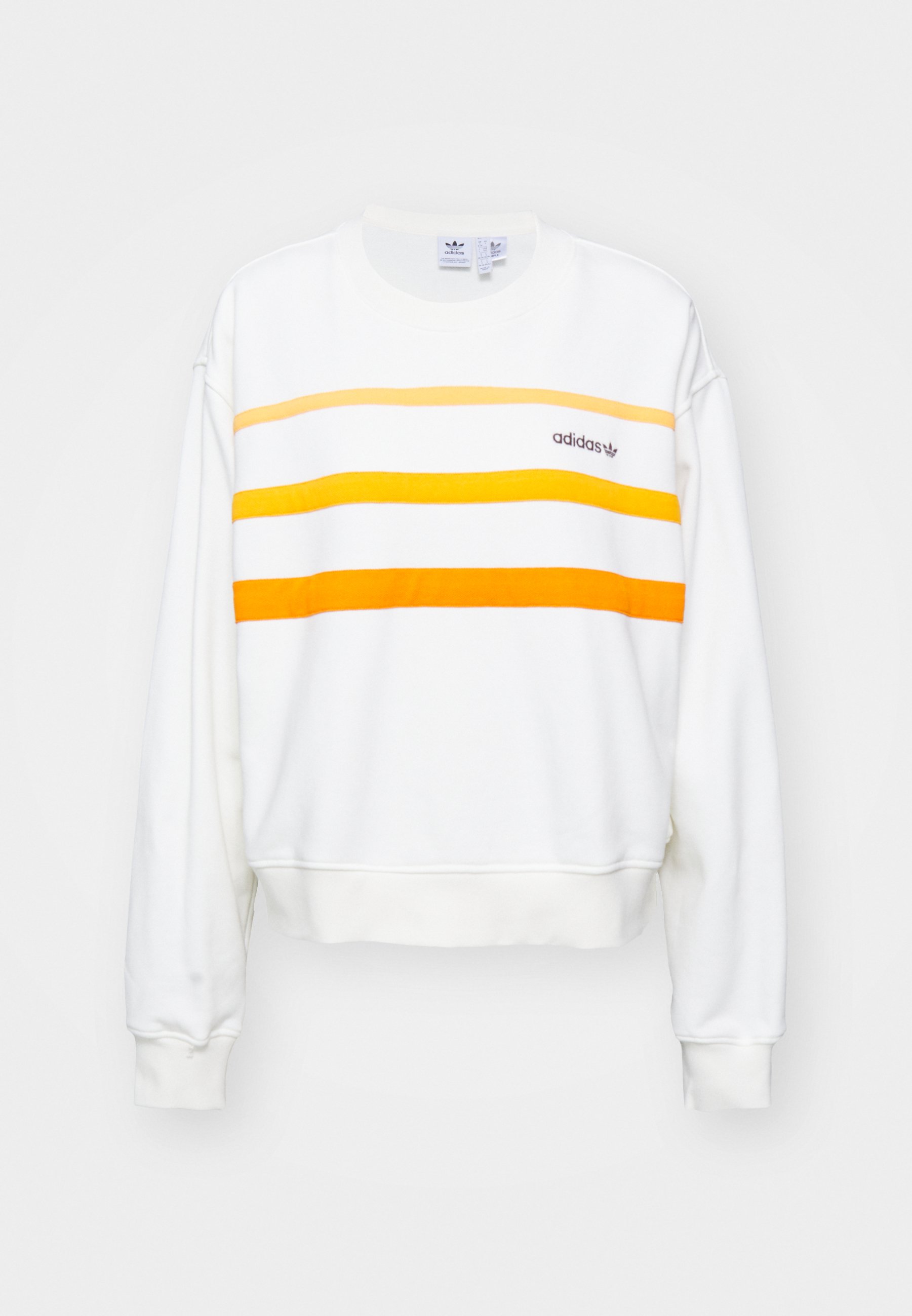 adidas Originals 80S - Sweatshirt - off white/orange/beige 