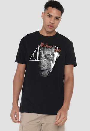 Cotton Soul, HARRY POTTER NOWHERE IS SAFE - Print T-shirt - black