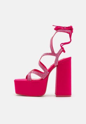 Steve Madden CHAMPAGNE - Sandales à plateforme - pink