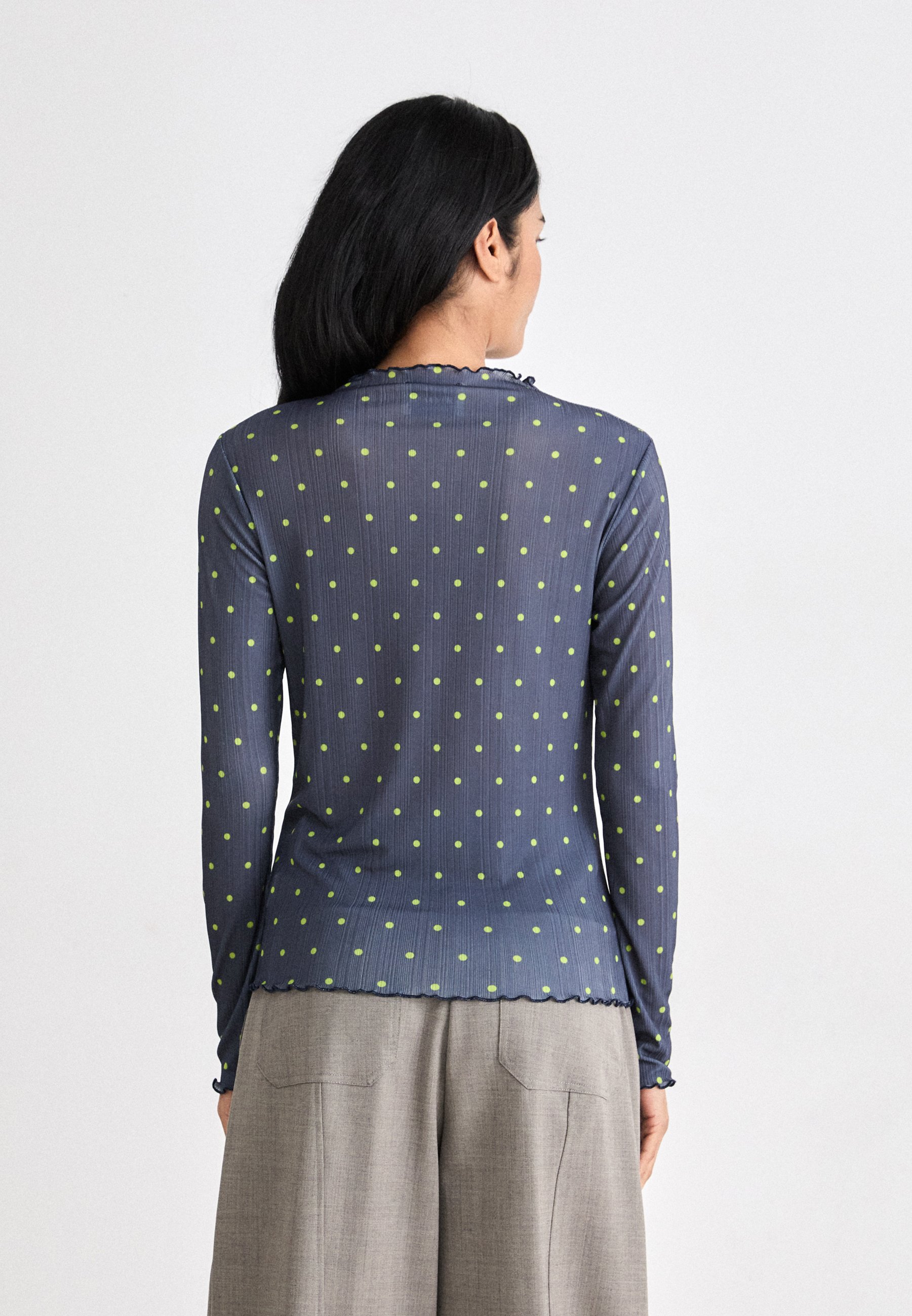売れ筋商品|||マッズ ノーガード Tシャツ レディース トップス FANCY MINNIE - Long sleeved top - parisian night Mads Nørgaard FANCY MINNIE - Long sleeved top - parisian