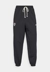 NBA CITY EDITION BROOKLYN NETS PANTS - Klupska odjeća - black/white