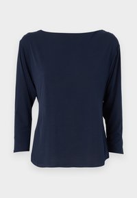 COWL BACK WITH THREE QUARTER SLEEVE - Långärmad tröja - dark blue