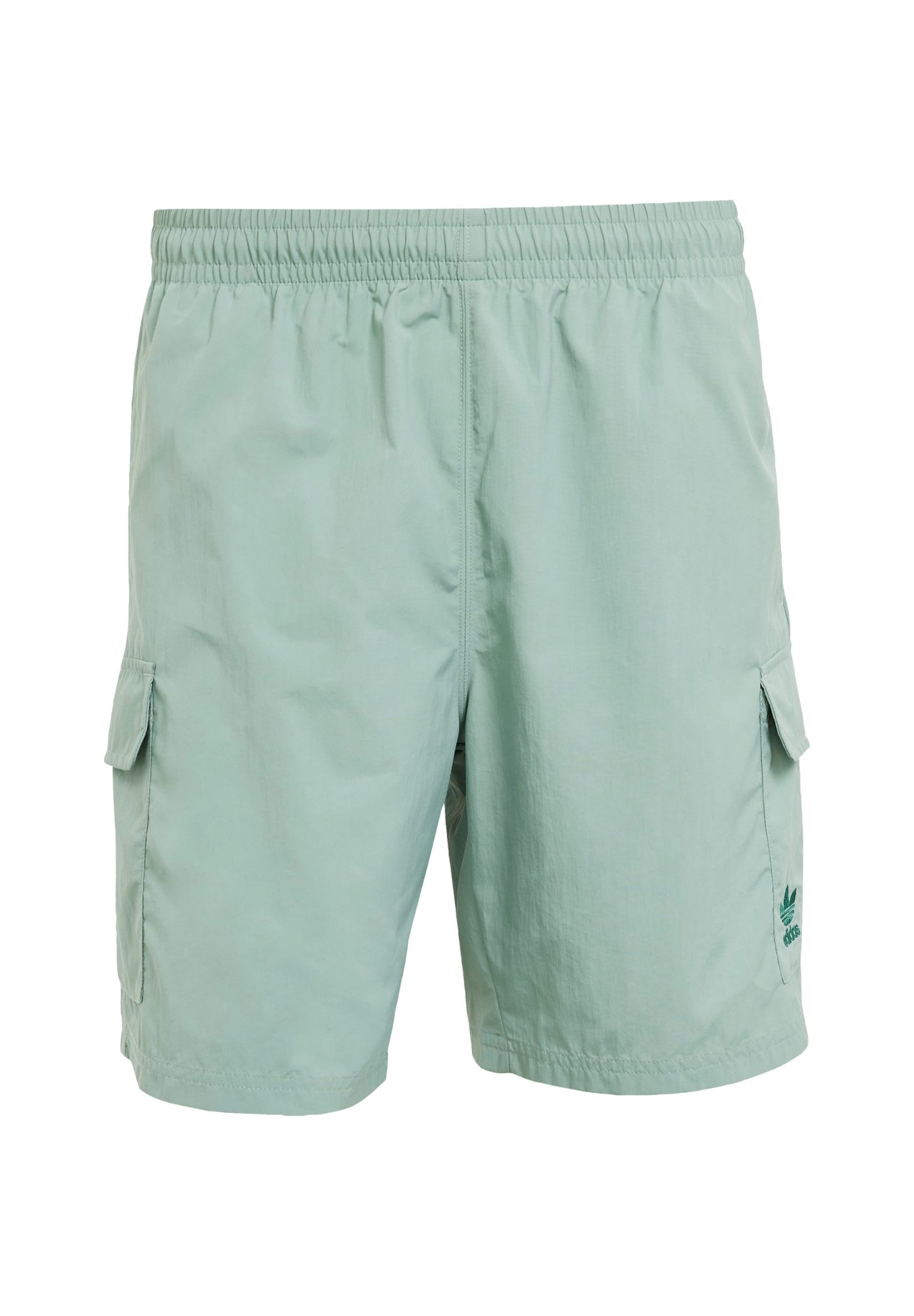 adidas Originals TREFOIL ESSENTIALS WOVEN CARGO - Šortky - silver green