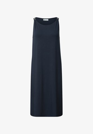 Street One, KNEE-LENGTH DRESS WITH BUCKLE DETAIL, granatowy