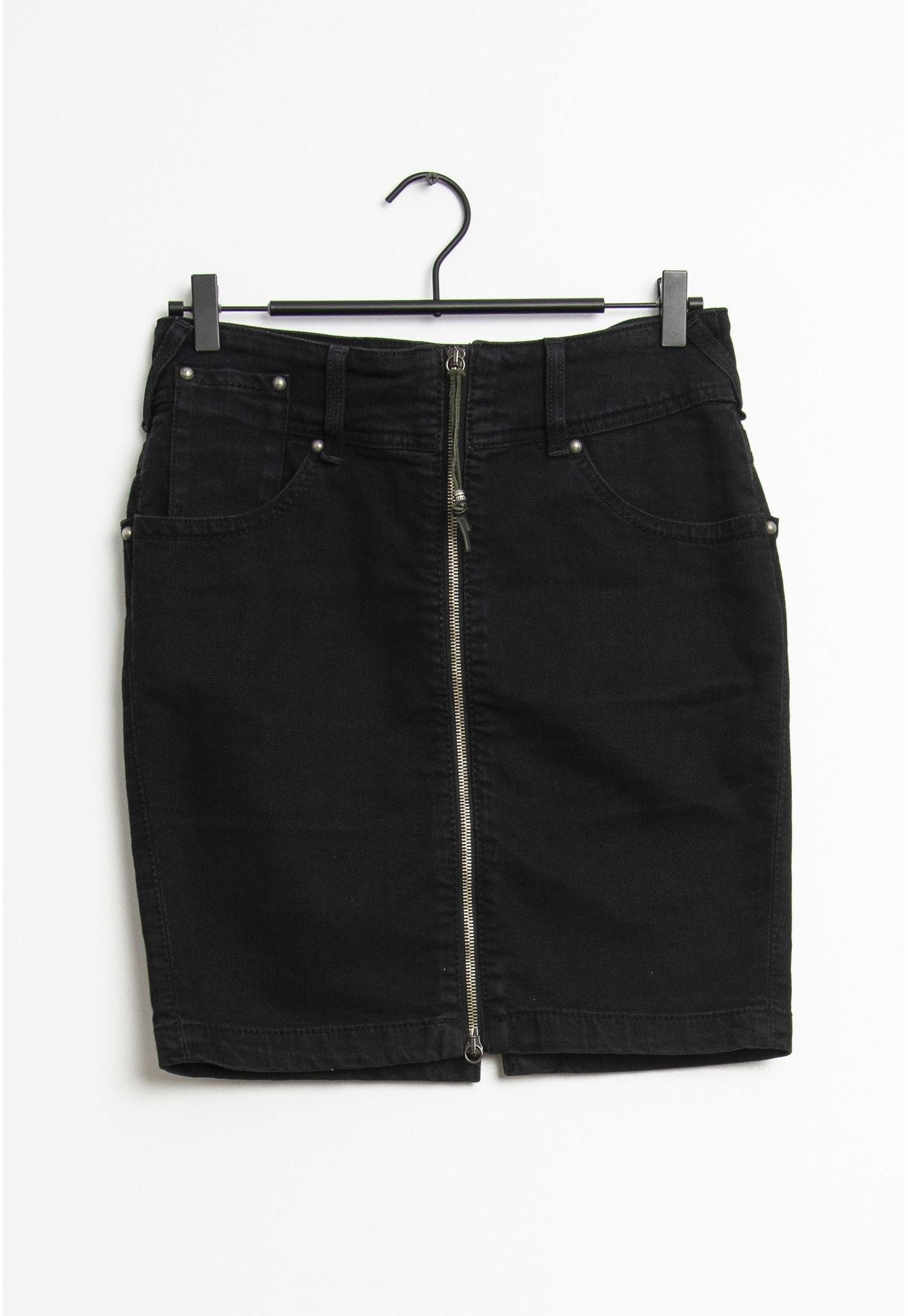 Levi S Jeansrock Schwarz Zalando De