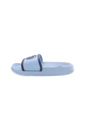 GAVY - Pool slides - light blue navy blue