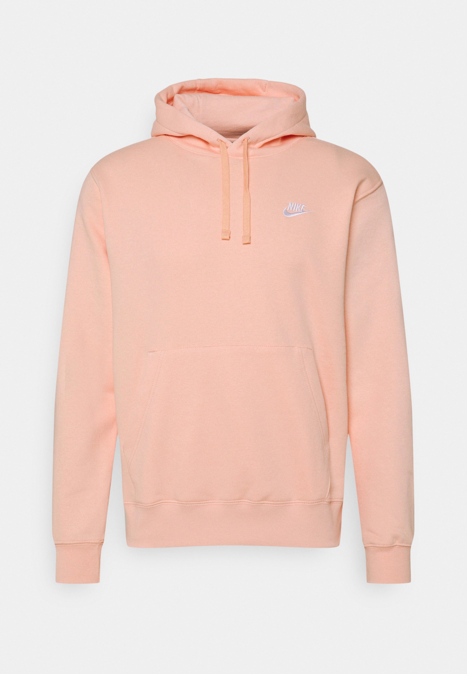 orange nike fleece hoodie