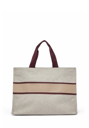 LIU JO, LIU JO LARGE TOTE BAG IN CLOTH - Τσάντα χειρός - brown