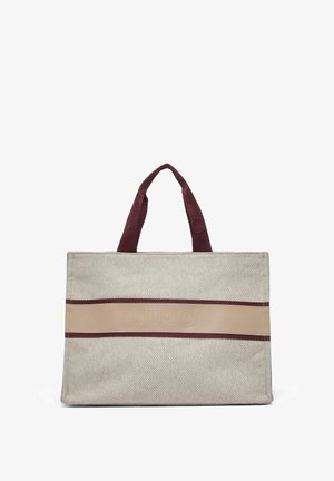 LIU JO, LIU JO LARGE TOTE BAG IN CLOTH - Τσάντα χειρός - brown