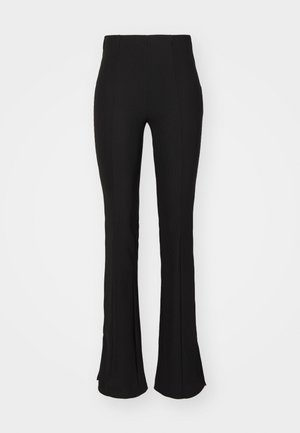 Noisy May, NMMYRA SLIT DETAIL - Pantalon classique - black