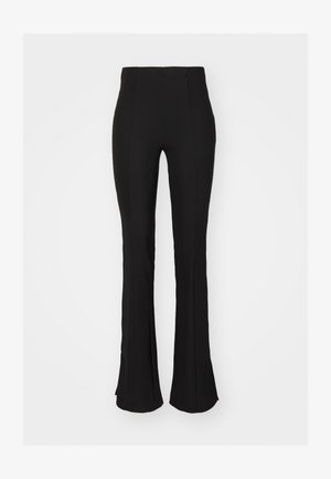 Noisy May, NMMYRA SLIT DETAIL - Pantalon classique - black