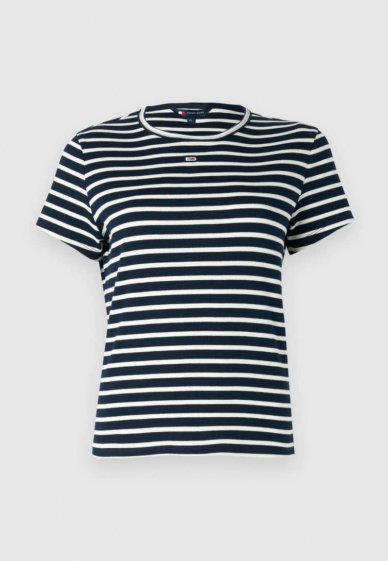 Tommy Jeans T-shirt basic donkerblauw Tommy Jeans T-shirt basic donkerblauw
