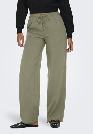 ONLGINNY HW WIDE PULL-UP OY - Pantalones - overland trek