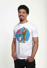 Star Wars STAR WARS: CLASSIC SNOW BROS UNISEX - Camiseta estampada - white
